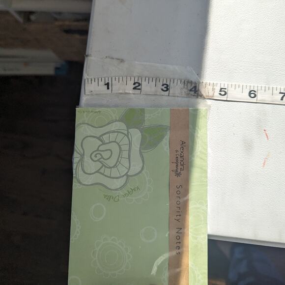 NEW Kappa Delta Notepad Sorority Green Approx 4.5 x 6.5 - Picture 5 of 6